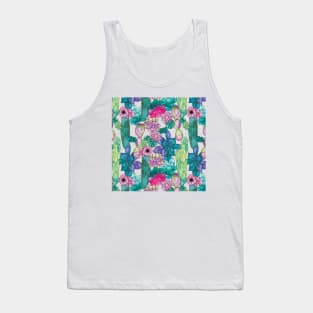 Cactus and succulents pattern Tank Top